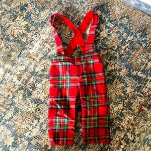 Adorable Holiday Janie + Jack Suspender SZ 6-12 mos.